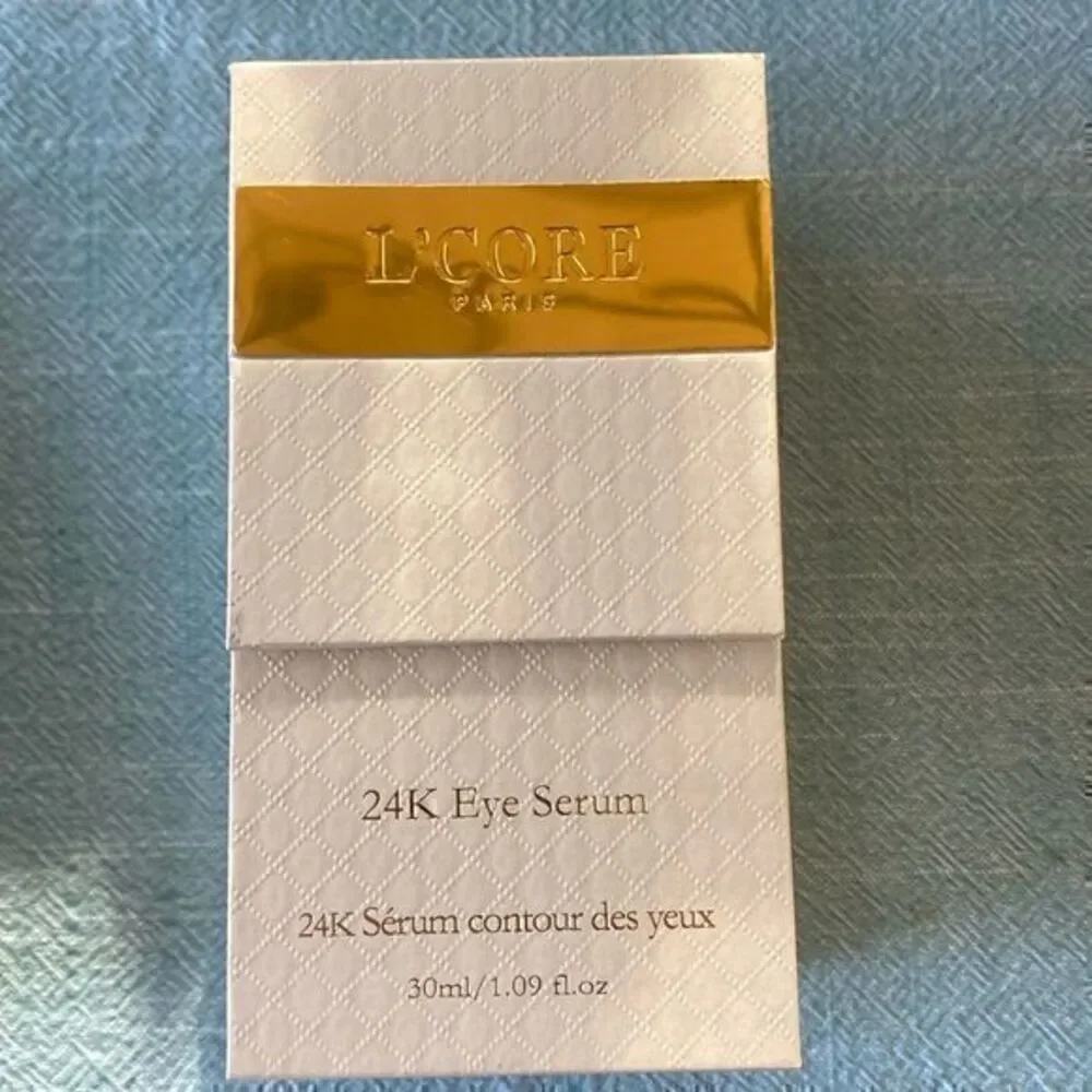 L’Core Paris 24K Gold Eye Serum 30ml / 1.09 oz NIB Anti-Aging Luxury Skincare